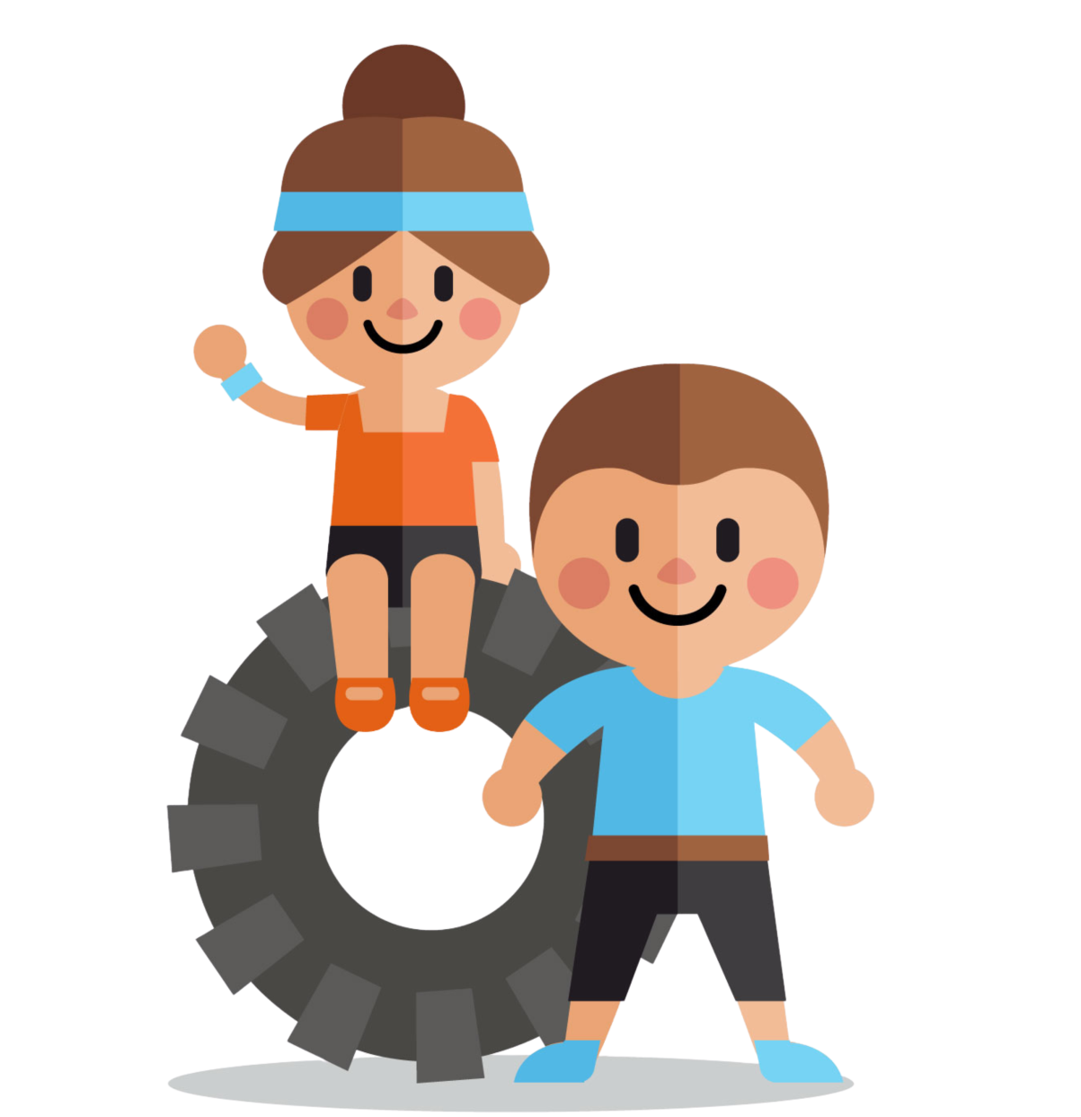 Ilustrasi emoji orang lari pagi